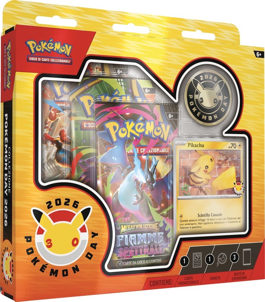 Caja Pokémon Día 2026 30 Aniversario Pikachu Sello Sellado PDAY