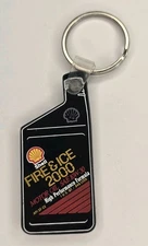 Vintage SHELL Gas *Fire and Ice 2000* High Performance Oil W Key Ring Texas
