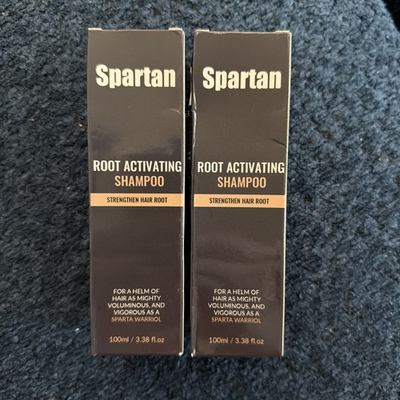 #ad Spartan Root Activator Shampoo 200mL lot of 2 boxes $29.99