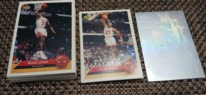 ×3 Jordan 1993 McDonald's 50 Card Base Set, 12 Card Bulls Set, Jordan Hologram