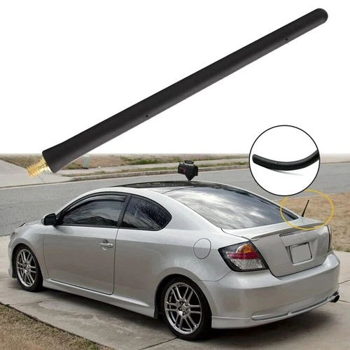 7" Car Aerial Antenna AM/FM Signal Radio Reception Black For Scion tC 2005-2016