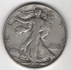 1940 P WALKING LIBERTY HALF DOLLAR 90% SILVER PHILADELPHIA .50¢ UNITED STATES