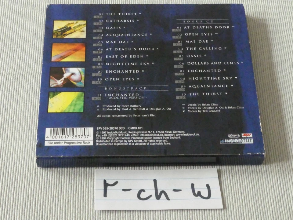 2 CDs Enchant A Blueprint Of The World Special Edition Zustand gut - Bild 2 von 2