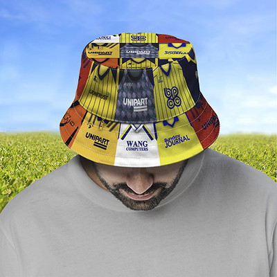 Oxford Utd Retro Hemd Montage Fischerhut klassische Kits tolles Fans Geschenk