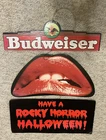 Vintage 1996 Budweiser Rocky Horror Picture Show 2 Sided Cardboard Sign RARE