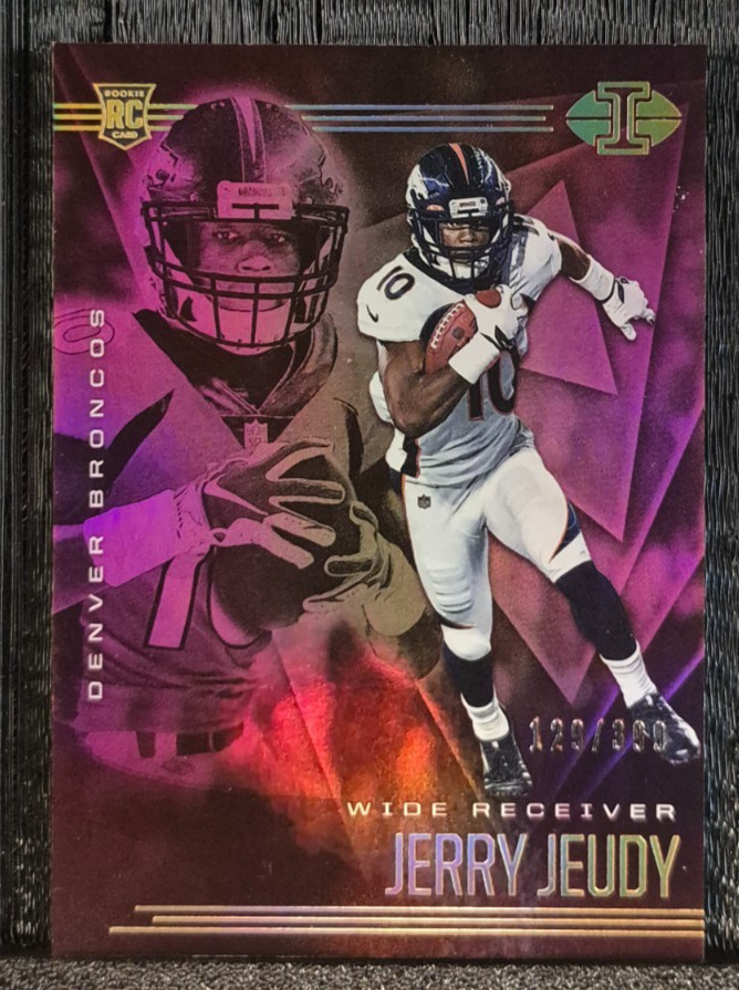 2020 Panini Illusions Trophy Collection Pink #17 - Jerry Jeudy /399 Rookie card