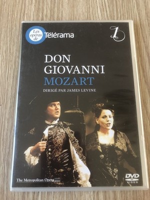OPER DON GIOVANNI UNTER DER REGIE VON JAMES LEVINE METROPOLITAN OPER DVD FRANZÖSISCH SELTEN