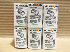 NEW LOT OF 6 SCHNEIDER ELECTRIC ZB5AW353 ORANGE PUSHBUTTON