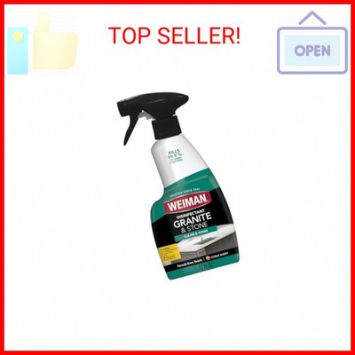 Weiman Granite Cleaner and Polish - 12 Fluid Ounce - Enhances Natural Color in G