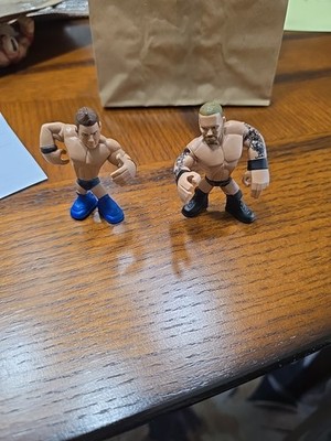 WWE Mini Rumblers 2010 Evan Bourne and 2011 Randy Orton