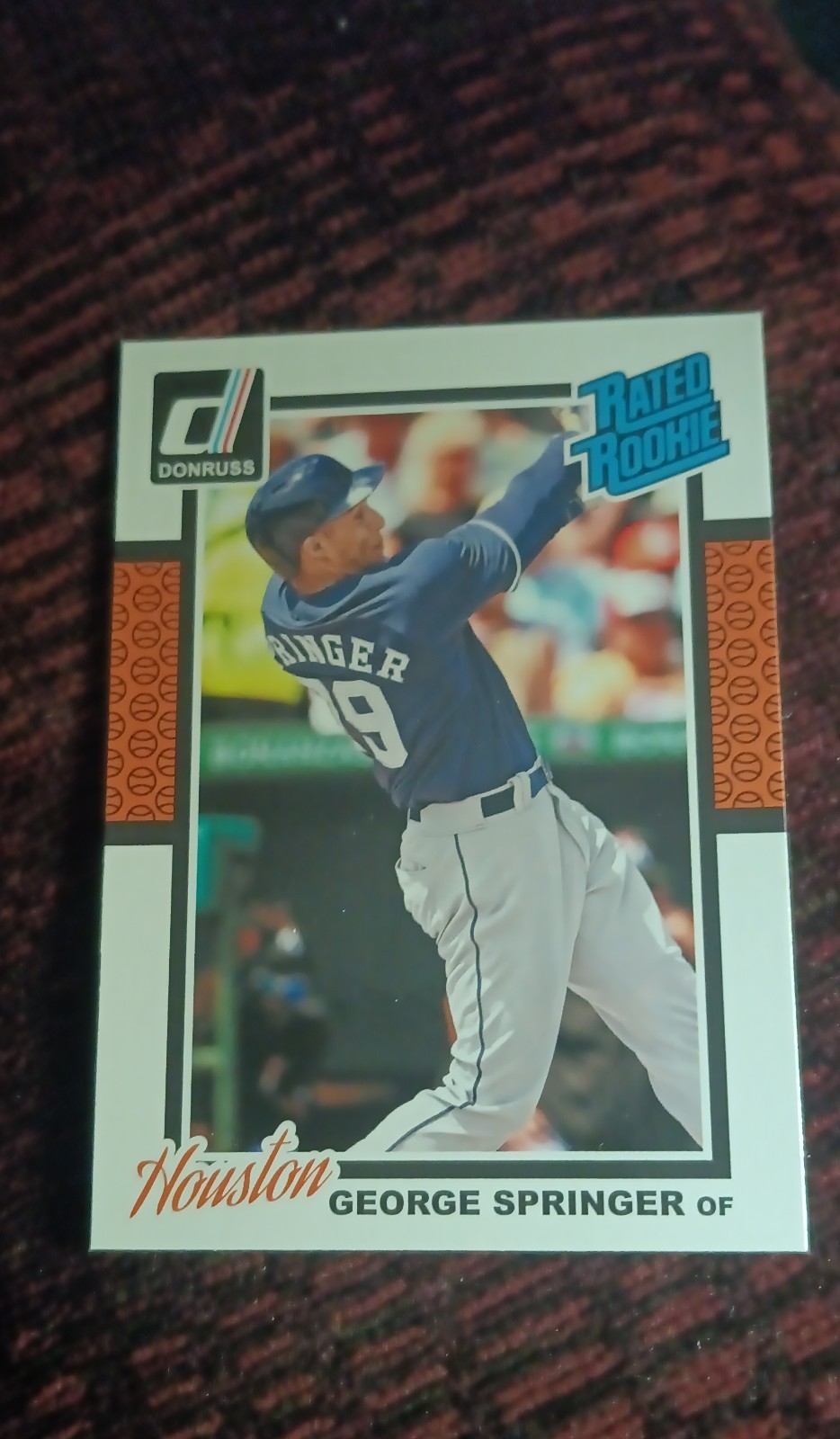 2014 Panini Donruss - Rated Rookie George Springer #249 (RC)