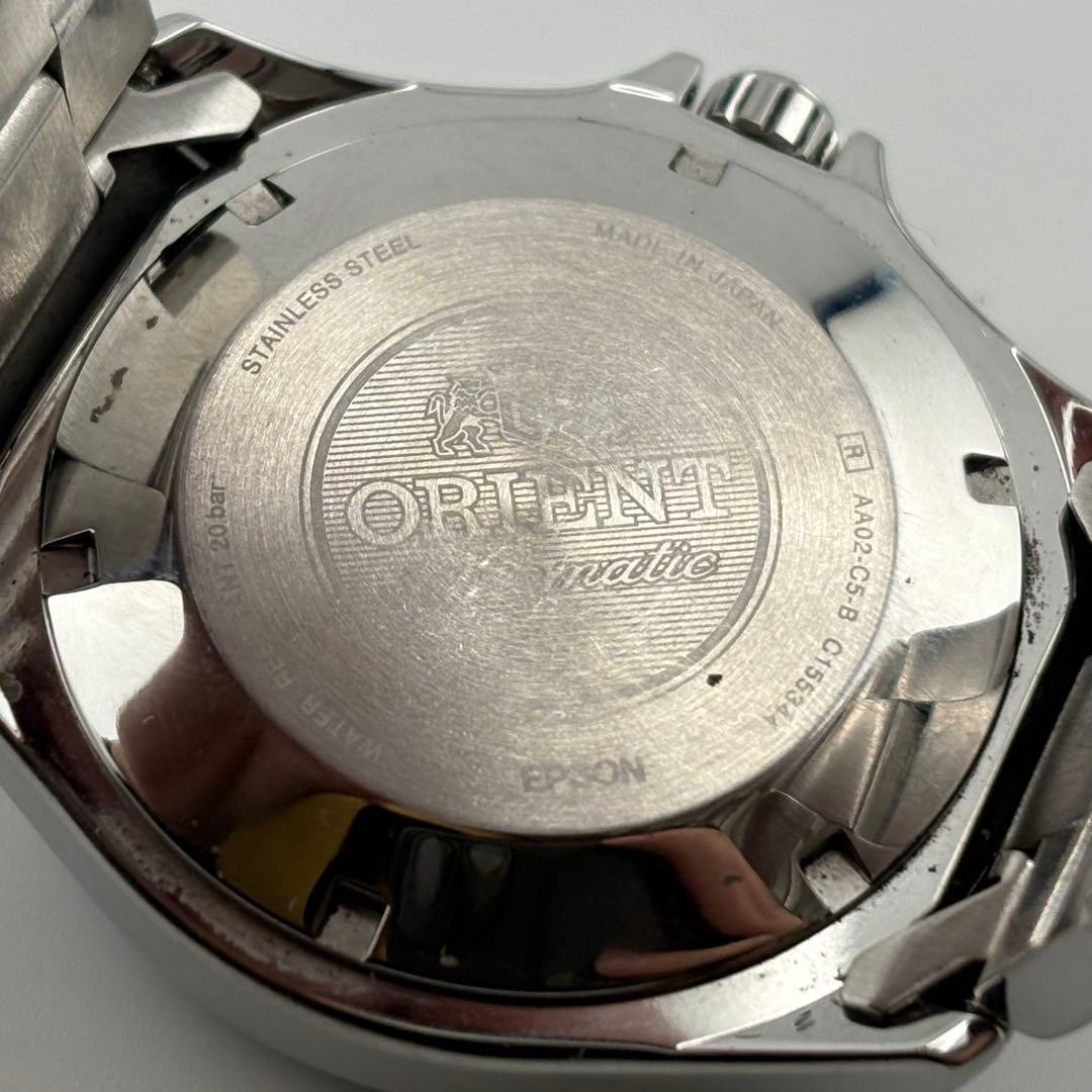 Orient AA02C5B Automatic Diver Blue Timepiece Wat… - image 9