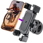 360° Motorcycle Bike Bicycle Cell Phone Holder Handlebar Mount For Phone GPS MTB