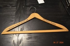 WILBUR CLARK  S DESERT INN VINTAGE WOOD CLOTHES HANGER, LAS VEGAS, NEVADA