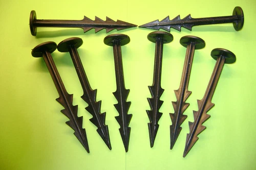 STRONG   Ground  cover pegs  10 to 500  GARDEN  FIXING MEMBRANE LANDSCAPE FLEECE