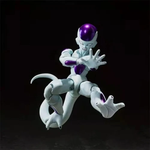 Bandai S.H. Figura de acción Figuarts Dragon Ball Z Freezer cuarta forma SHF totalmente nueva - Imagen 7 de 7
