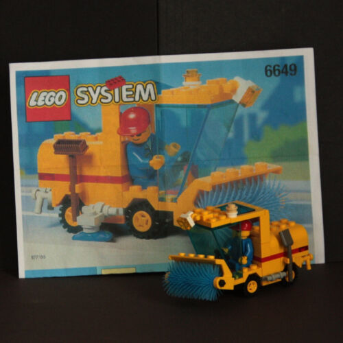 Lego System 6649 Straßenkehrmaschine Kehrmaschine Komplett Anleitung ohne Karton - Bild 1 von 7