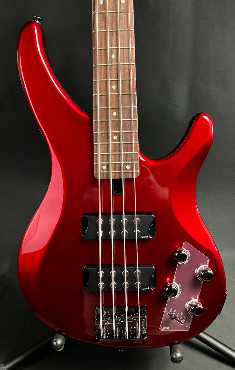 Yamaha TRBX304CAR 4-String Electric Bass Guitar Candy Apple Red | eBay