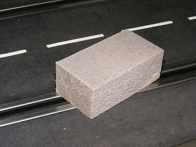 Reinigungsblock, Schmirgelgummi, zum Reinigen von Stromleitern, für Rennbahnen