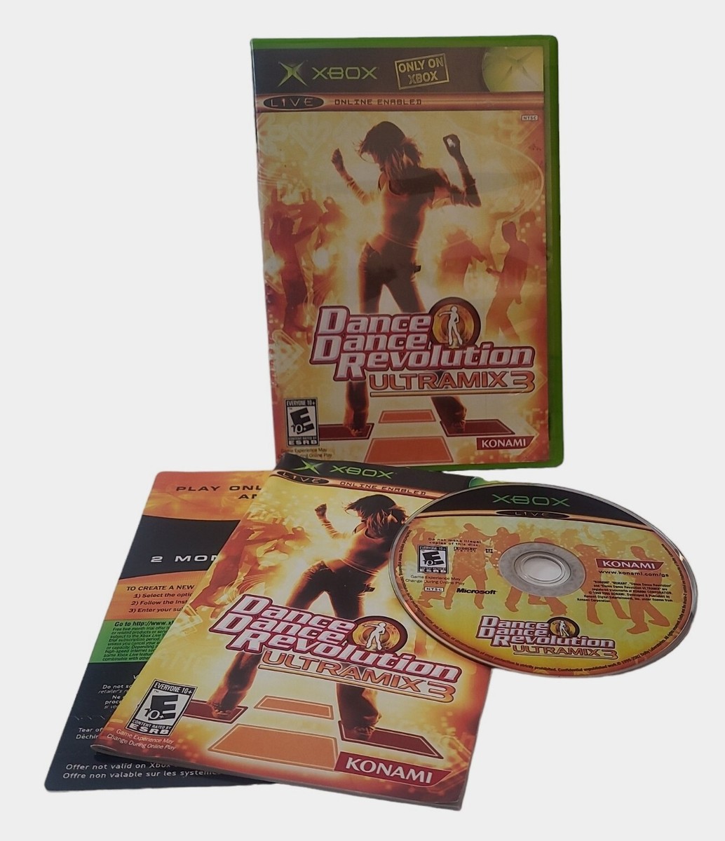 Dance Dance Revolution Ultramix 3 Original Xbox Game 2005