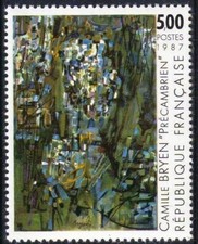 TIMBRE France 1987 N° 2493 ** (  Camille Bryen ) TBE