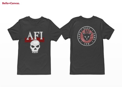 AFI Rock Band Cat Skull Album Tour Merch, 2 Sided, Vintage Graphic Shirt 101929
