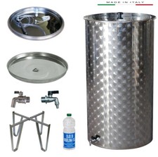 Botte Conteneur Pour Vin / Huile Pour Aliments En Acier Inox 18/10 Belvivere
