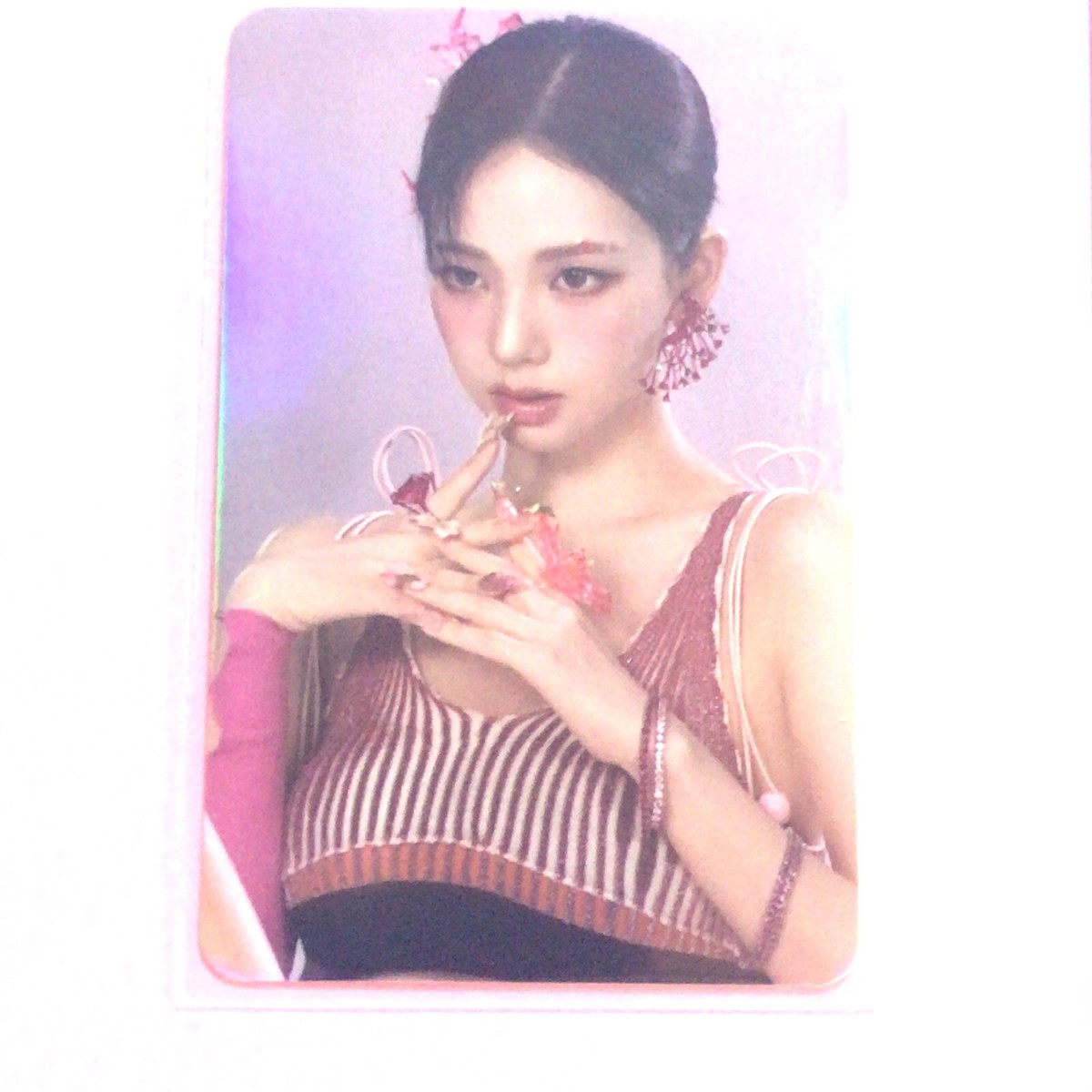 ALL FOR KARINA Aespa TCG Plant accessories pink Foil KPOP IDOL
