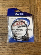 Eagle Claw Lazer Steel Leaders 12” 20 Pound