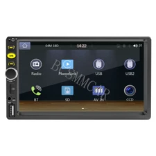 7in 2DIN Touch Screen Car Stereo MP5 Player Radio For Apple CarPlay Android Auto