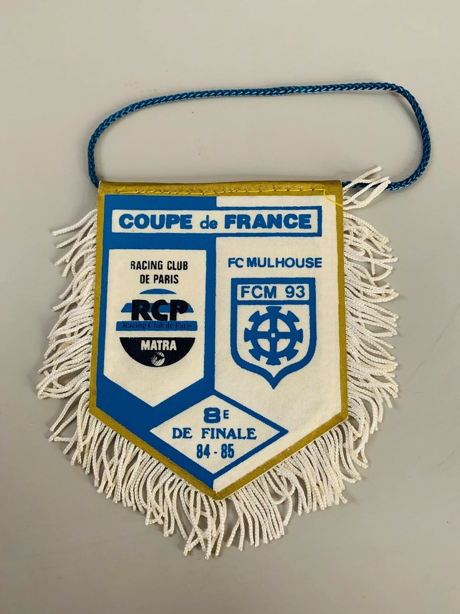 Fanion Vintage FC Mulhouse - Pennant Football Ancien, Souvenir Club Français