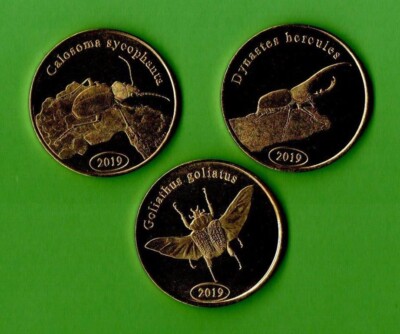 set 3 coin 500 rupiah 2019 Beetles Sumatera Utara