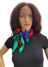 Abraham And Straus Vintage Cotton Scarf(multi)