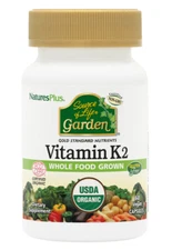 NATURE'S PLUS Source of Life Garden Vitamin K2 120 mcg - 60 Capsules