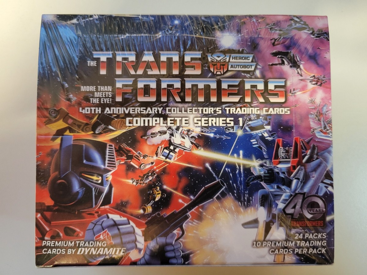 Transformers 40th Anniversary Collector's Trading Cards Complete