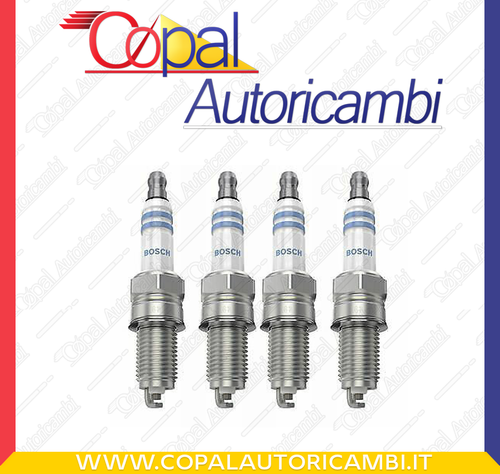 KIT 4 CANDELE Compatibile Con FIAT Punto EVO 1.4 Natural Power 57 Kw Anno 2009-2012 - Foto 9