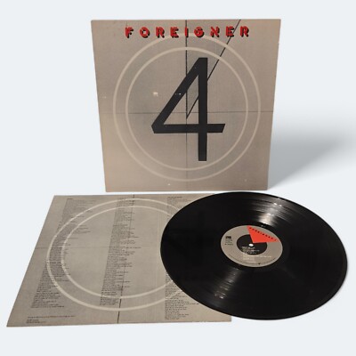 1981 FOREIGNER 4 Vinyl LP Album, Disc VG+