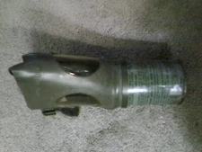 Vintage US Government Issued Gas Mask, Adult Medium