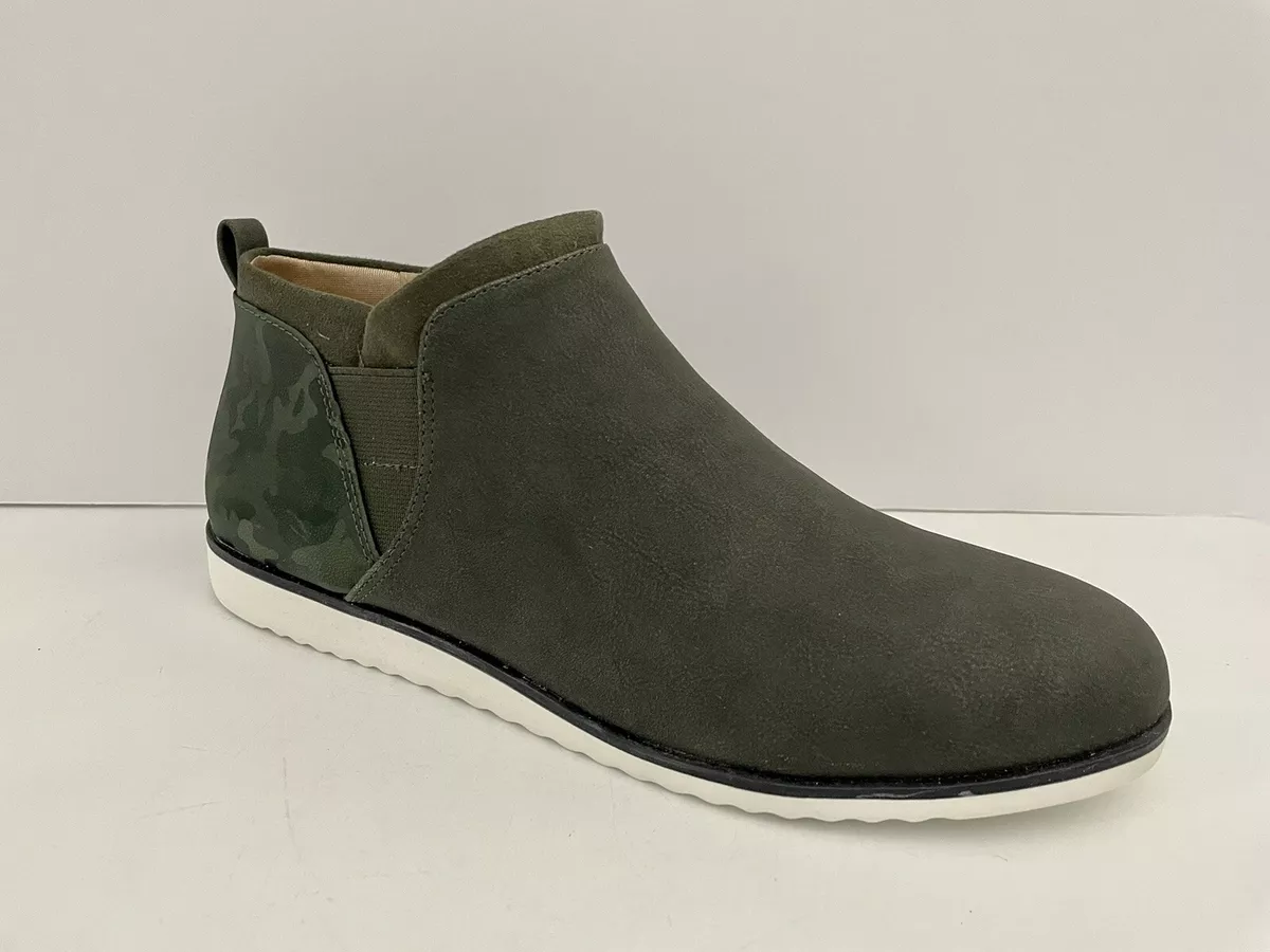 LifeStride Velocity 2.0 Zion Ankle Sneaker Booties Olive Camo Size