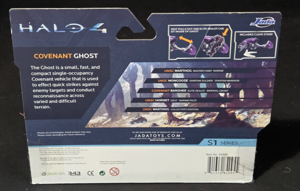 Jada Toys Halo 4 S1 Series Covenant Ghost, Zealot & Imperial