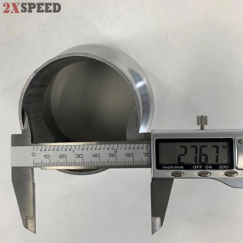 Reductor de aluminio para tuberías universales Fit 4" O.D. a 3" O.D. 3,63" de longitud Foto 4 de 4