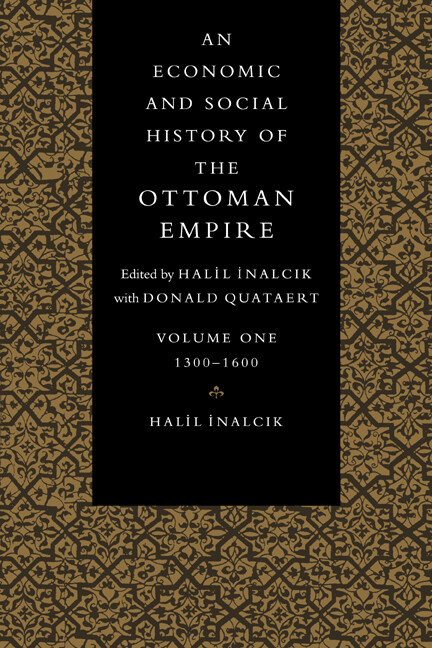 An Economic and Social History of the Ottoman Empire Inalcik Paperback Volume 1