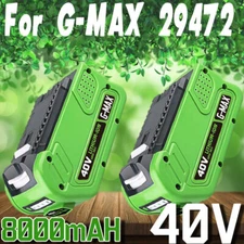 For GreenWorks 40V 8.0Ah 29472 40 Volt Lithium Battery G-MAX Battery 29462 29482