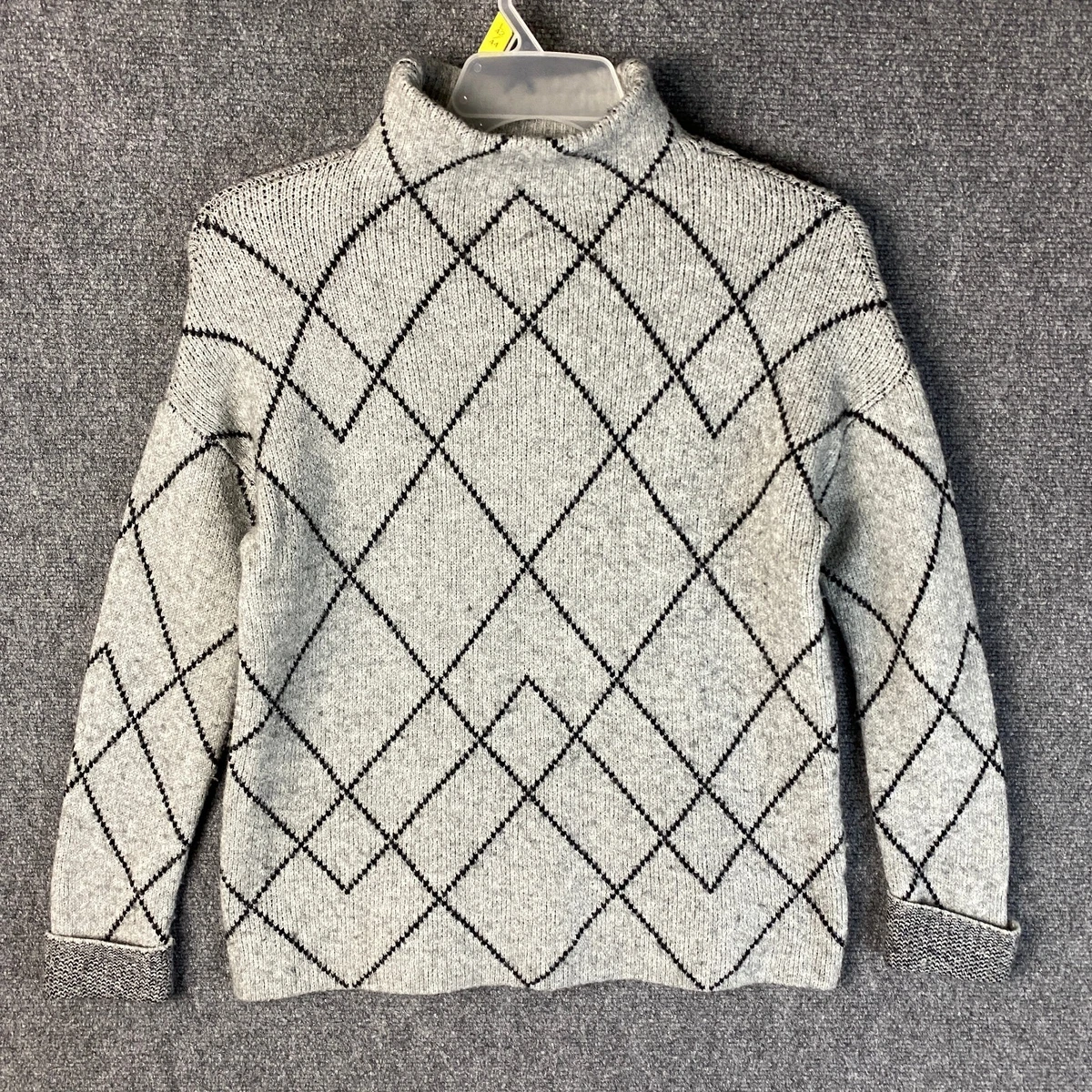 Christian Siriano Sweater XS Womenu0026#039;s Pullover Acrylic Wool Blend Gray  Turtleneck | eBay