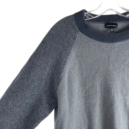 NEW Club Monaco Garment Dye Crew Neck Pullover Sweater Chandails Men Size XL - Picture 4 of 8