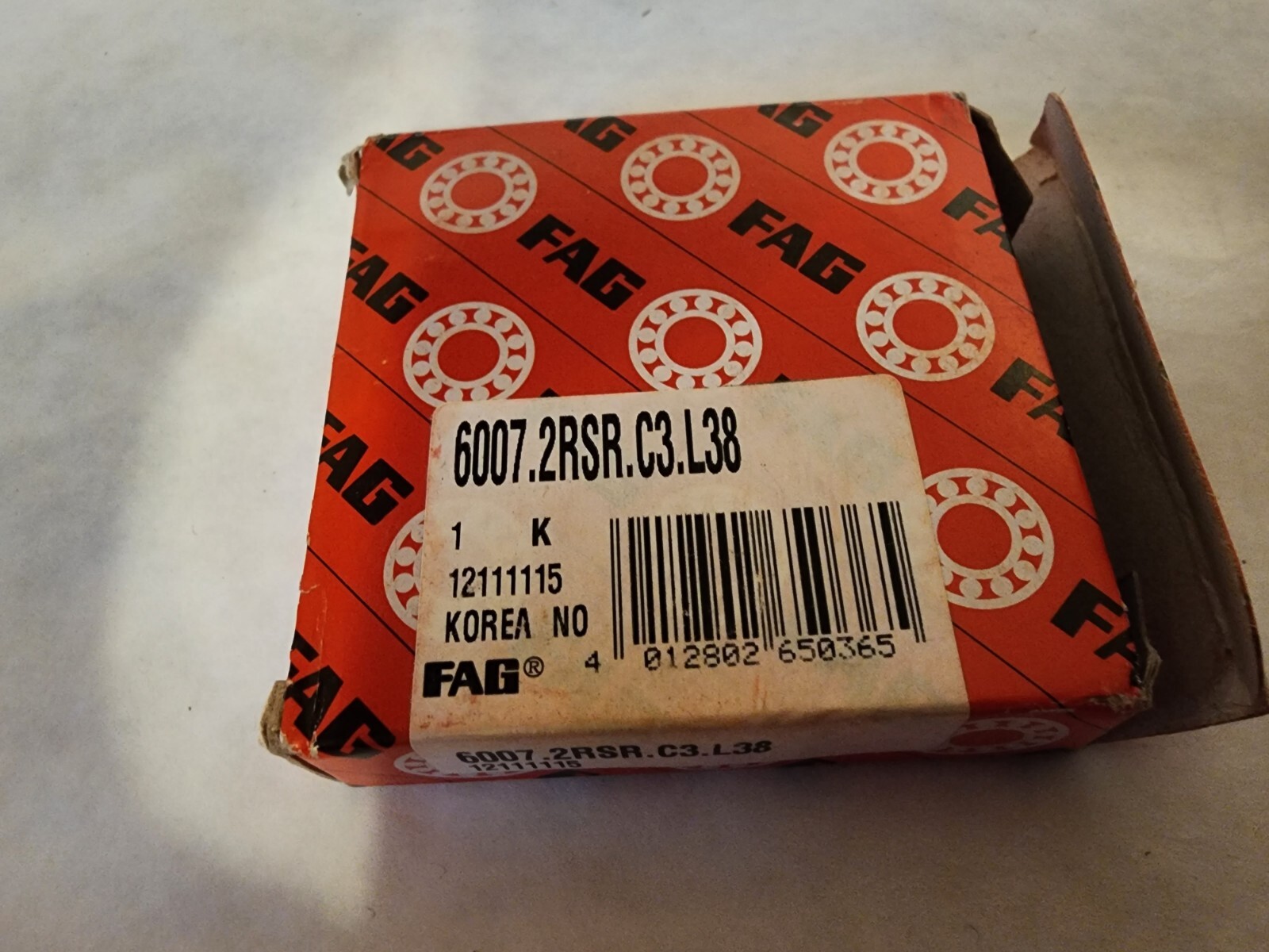 Roulement à Billes 6007 – Gorge Profonde 35x62x14 Mm, C3 Ouvert En Acier – Uxcell