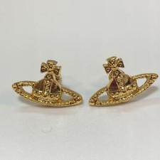 Vivienne Westwood Earrings Pierce Orb Gold 1.7 cm w/drawstring EJ144