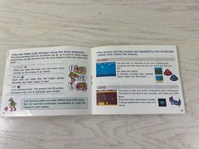 Zelda II: The Adventure of Link - Nintendo - NES - Authentic - Manual Pages 2-48