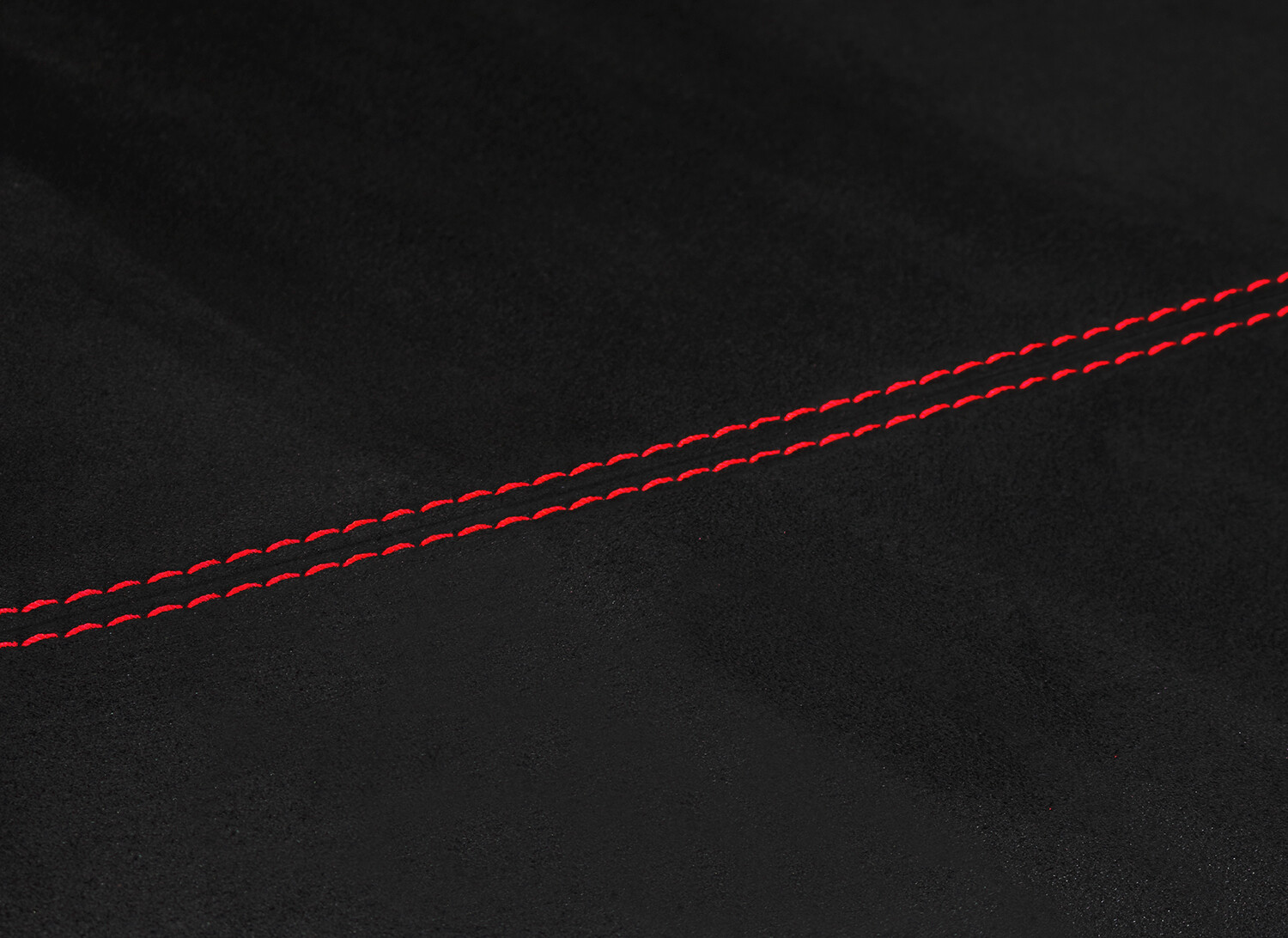 RED STITCH SUEDE NON SUNROOF HEADLINER COVER FOR JAGUAR X350 XJ8 0407