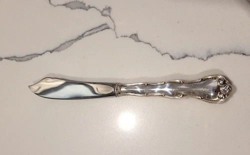 Rondo by Gorham Sterling Silver & Stainless Master Butter Serving Knife 6 5/8"